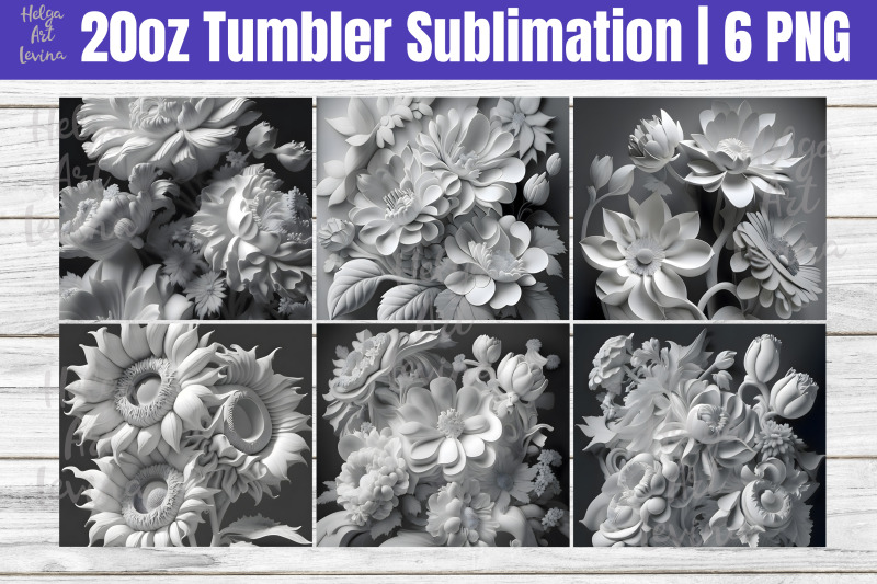 20oz-skinny-tumbler-sublimation-3d-flowers