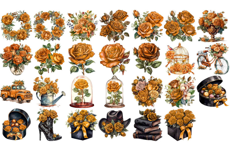 orange-roses-arrangements-clipart-thanksgiving-clip-art