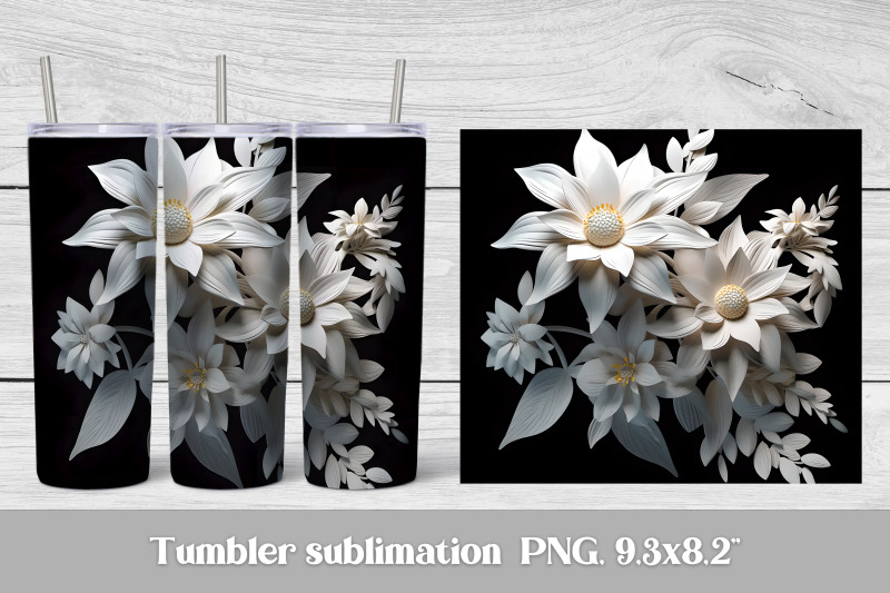 3d-flower-sublimation-tumbler-wrap-3d-flower-sublimation