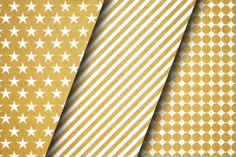 white-amp-gold-geometric-pattern-digital-papers