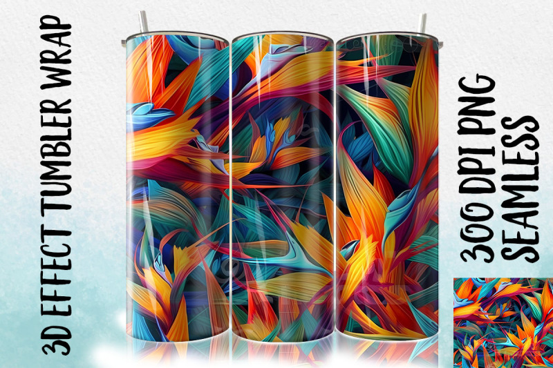 3d-bird-of-paradise-tumbler-wrap-1