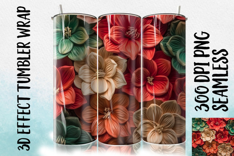 3d-amaryllis-tumbler-wrap-1