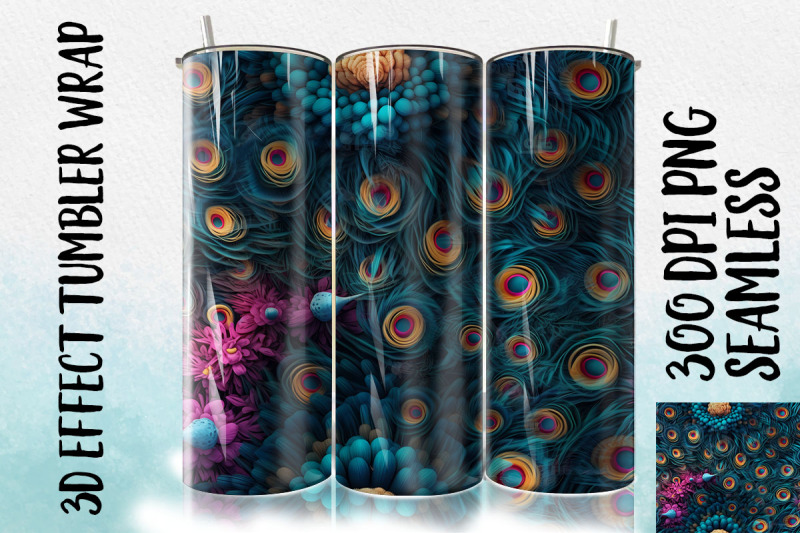 3d-peacock-flower-tumbler-wrap-2