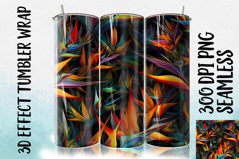 3d-bird-of-paradise-tumbler-wrap-2