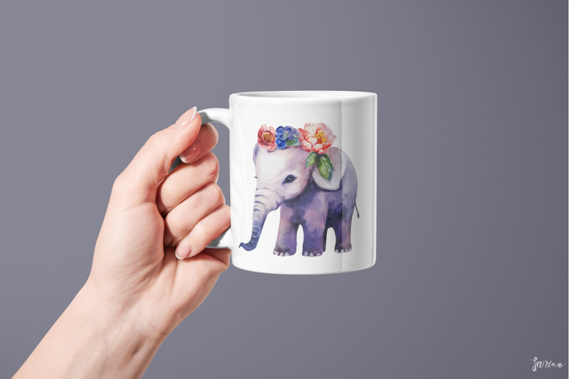 elephant-sublimation-printable-design