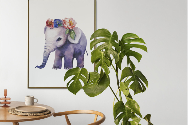 elephant-sublimation-printable-design