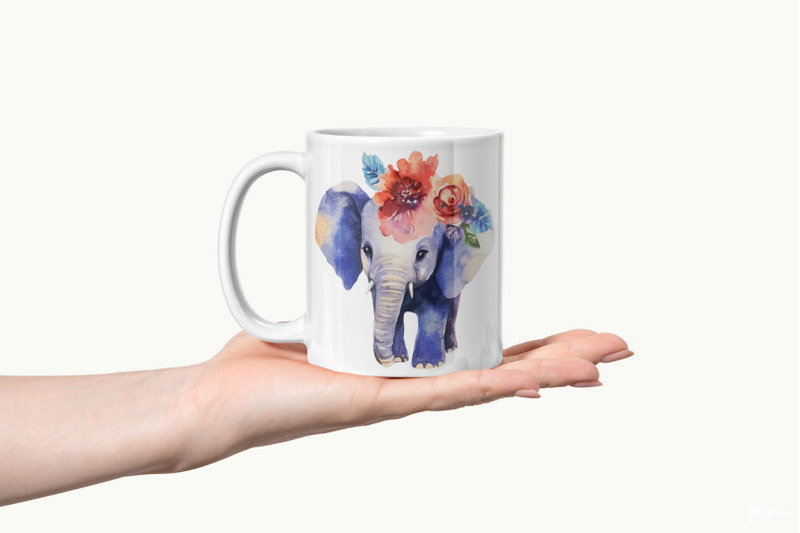 elephant-sublimation-printable-design