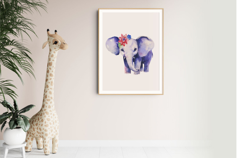 elephant-sublimation-printable-design