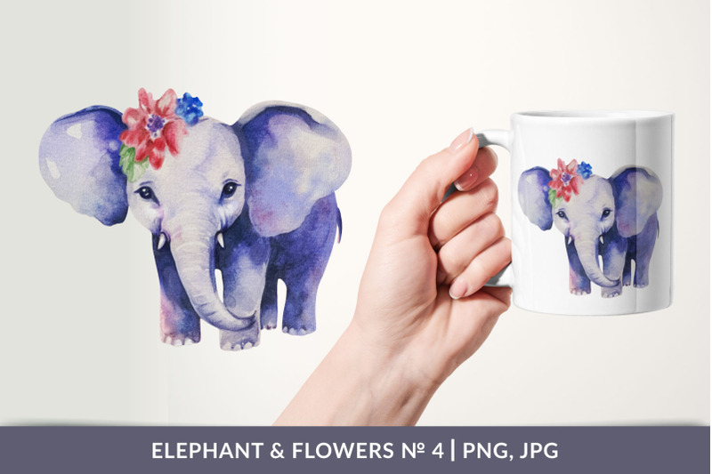 elephant-sublimation-printable-design