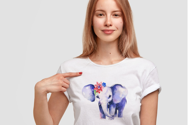 elephant-sublimation-printable-design