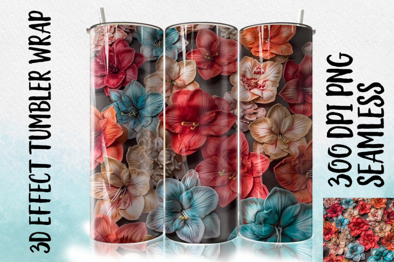 3d-amaryllis-tumbler-wrap-3