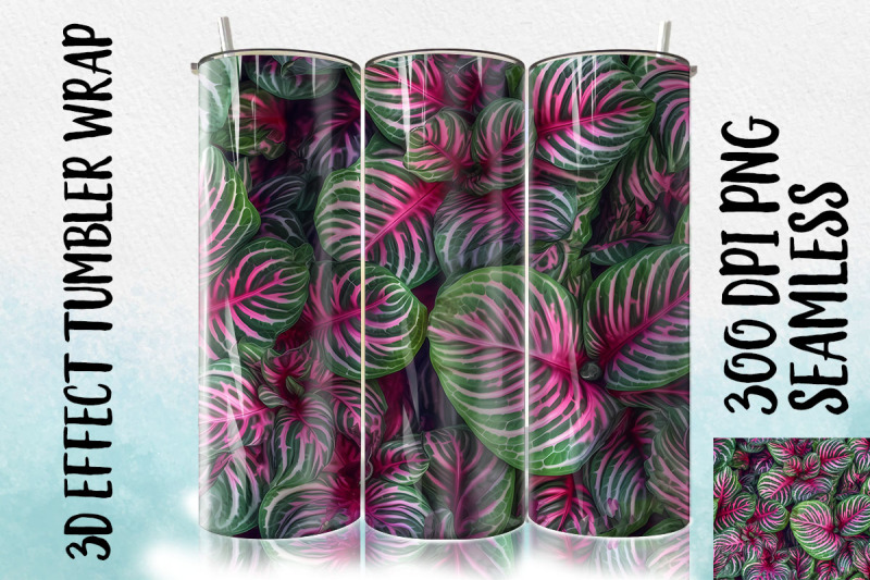 3d-maranta-tumbler-wrap