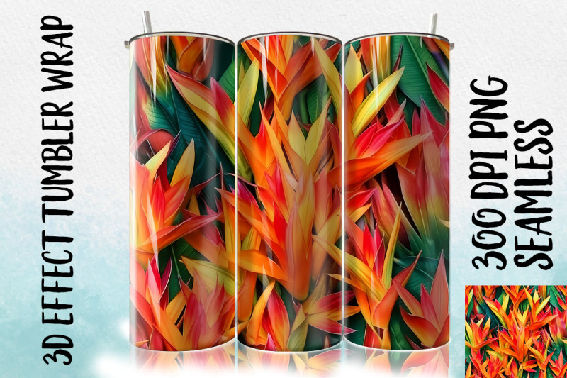 3d-heliconia-tumbler-wrap