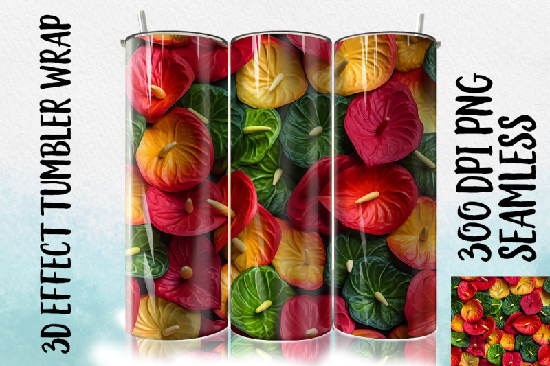 3d-anthurium-tumbler-wrap