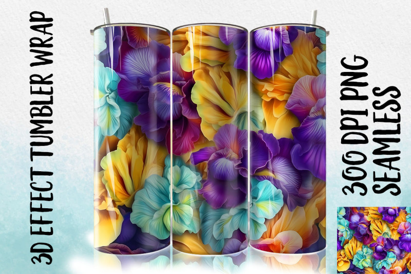 3d-iris-tumbler-wrap-1