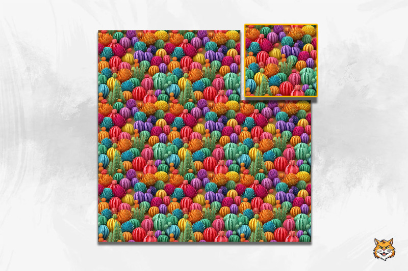 3d-cactus-seamless-pattern