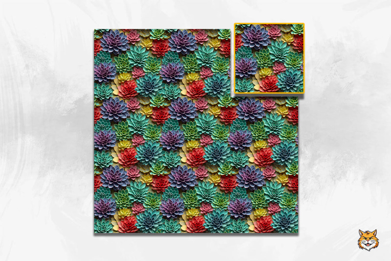 3d-succulent-plant-seamless-pattern