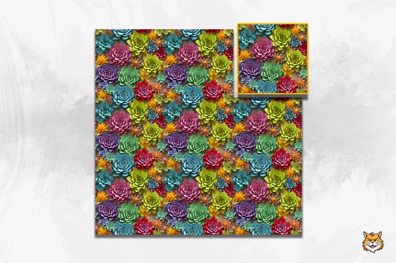 3d-succulent-plant-seamless-pattern