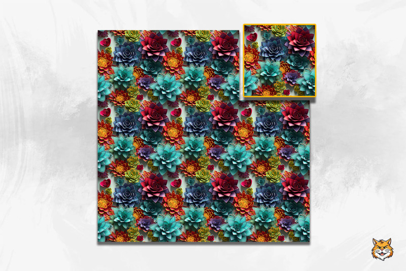 3d-succulent-plant-seamless-pattern