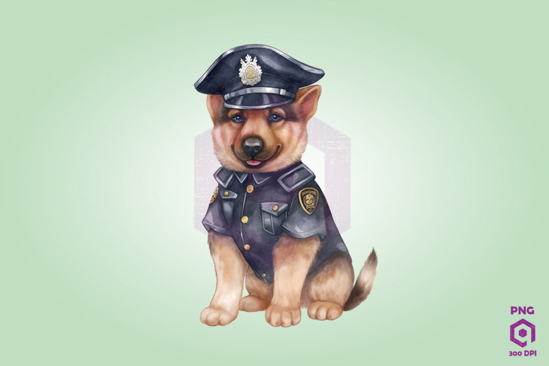 police-german-shepherd-dog-clipart