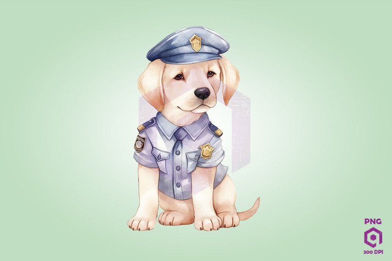 police-labrador-retriever-dog-clipart