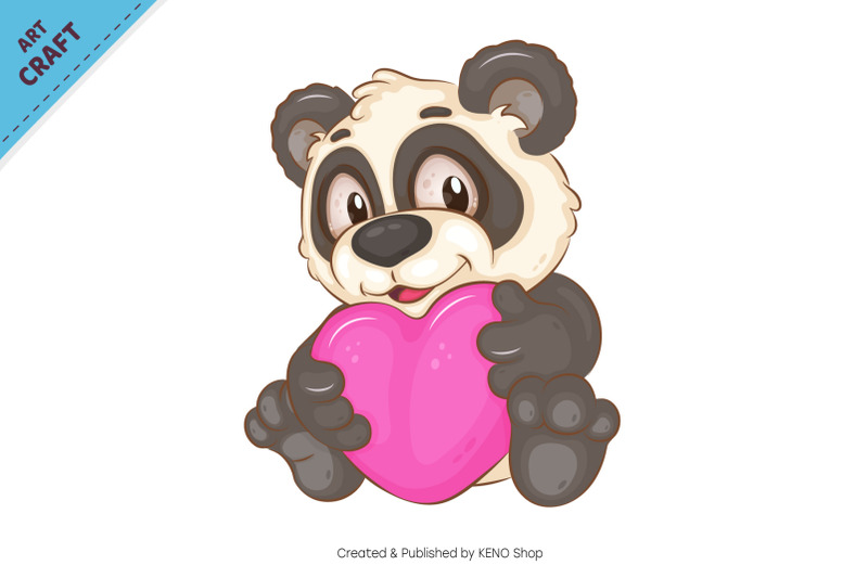 cartoon-panda-with-heart-clipart