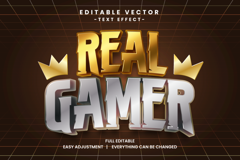 game-event-vector-text-effect-editable