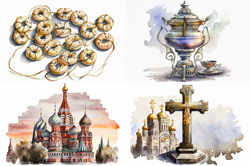 russia-watercolor-collection