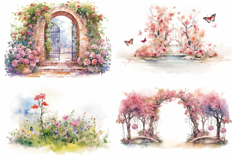 garden-romance-watercolor-collection