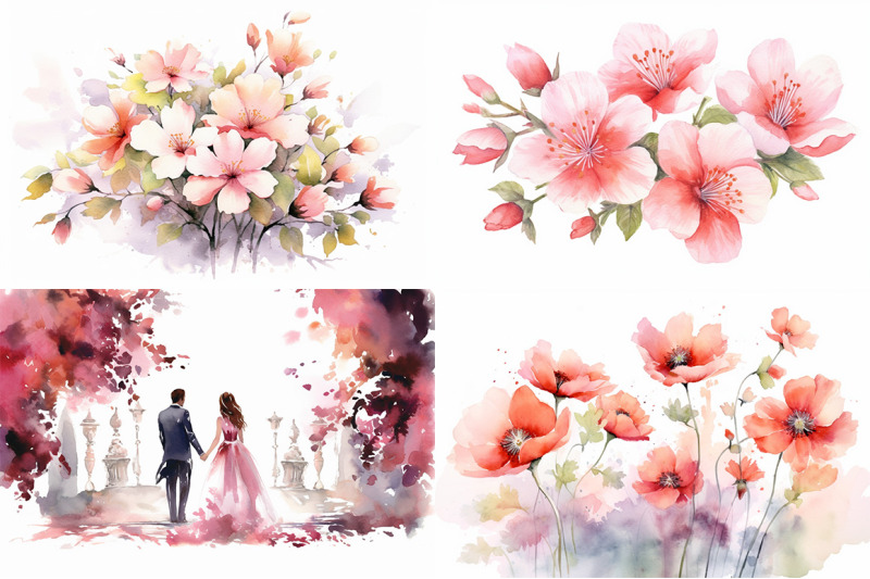 garden-romance-watercolor-collection