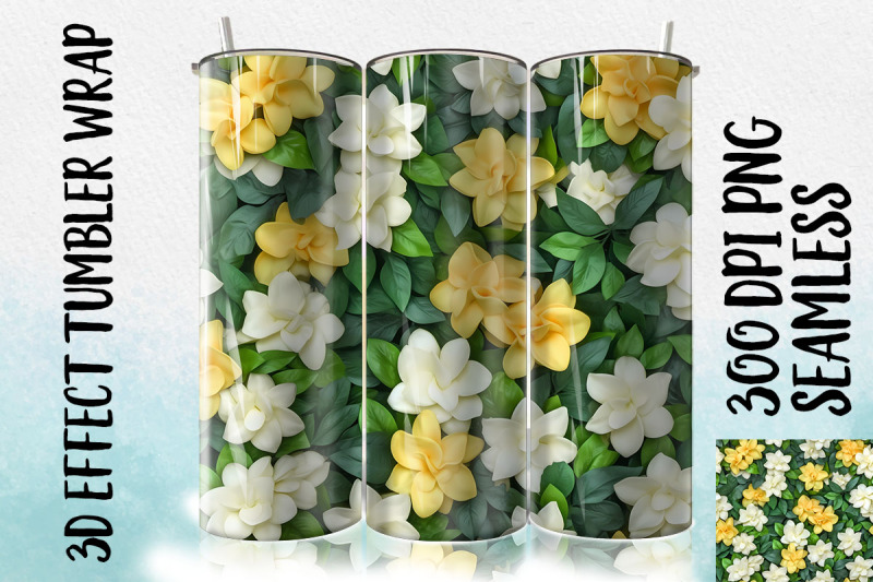 3d-gardenia-tumbler-wrap-3