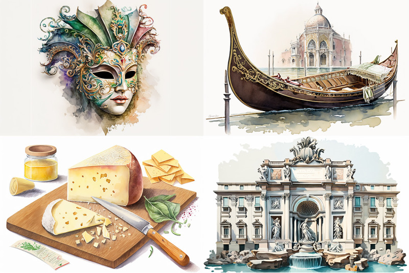 gorgeous-italy-watercolor-collection