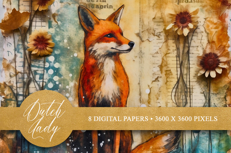 forest-animals-junk-journal-papers