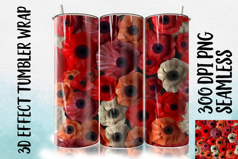 3d-poppy-tumbler-wrap-1