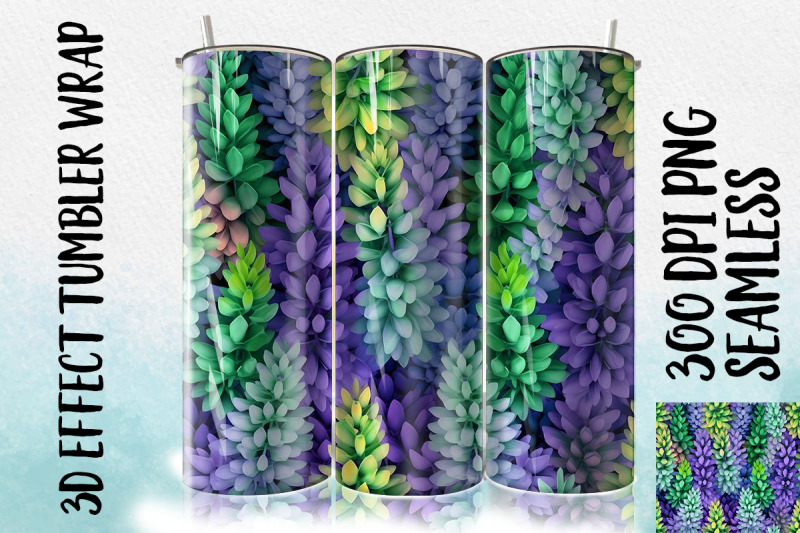 3d-lupine-tumbler-wrap-1