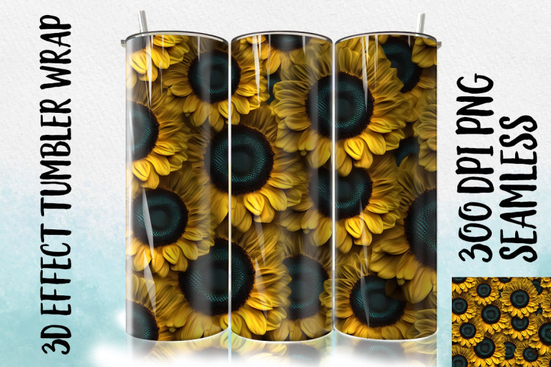 3d-sunflower-tumbler-wrap