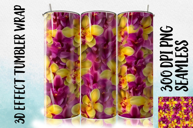 3d-orchid-tumbler-wrap