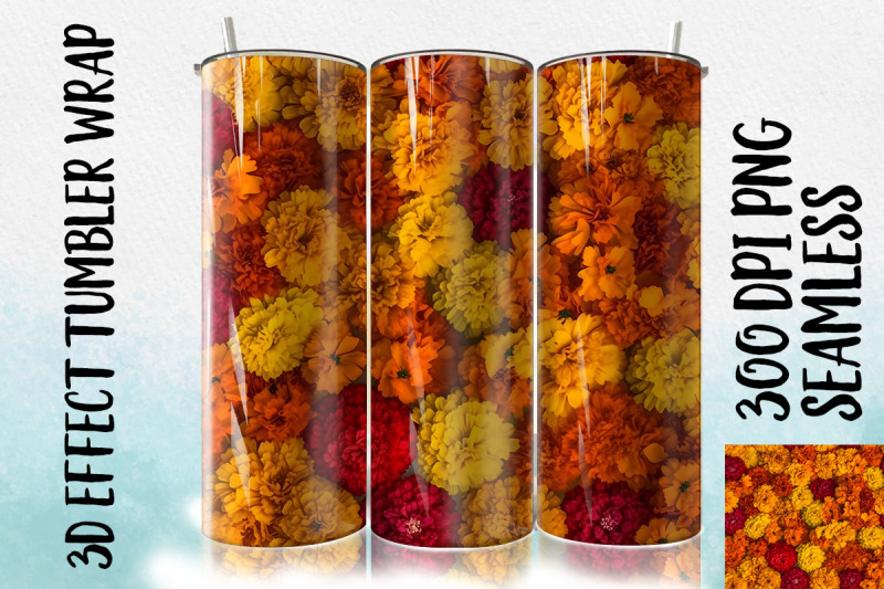 3d-marigold-tumbler-wrap