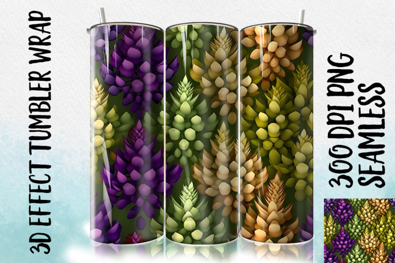 3d-lupine-tumbler-wrap