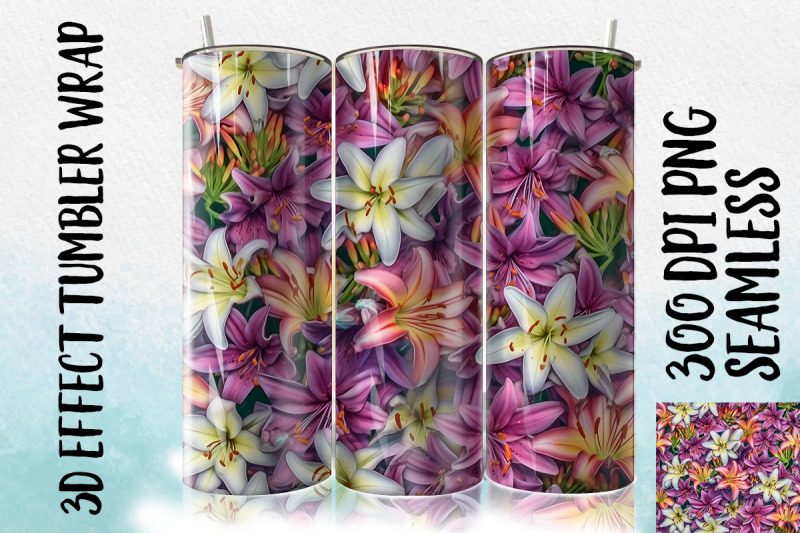 3d-lily-tumbler-wrap