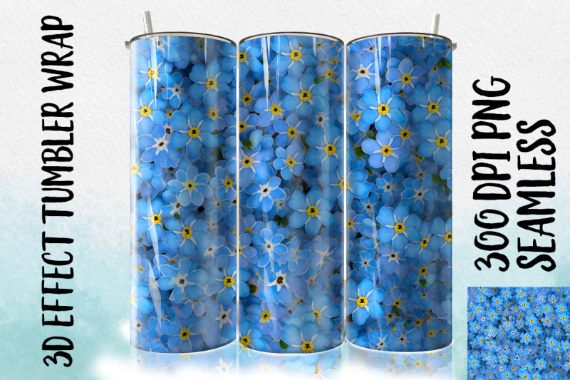 3d-forget-me-not-tumbler-wrap