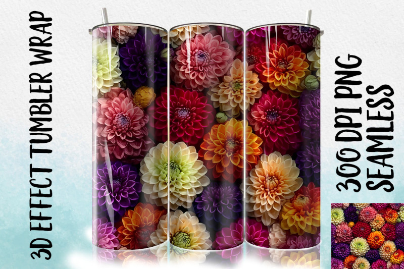 3d-dahlia-tumbler-wrap