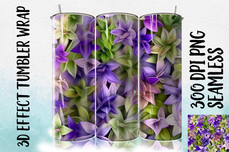 3d-bellflowers-tumbler-wrap-3