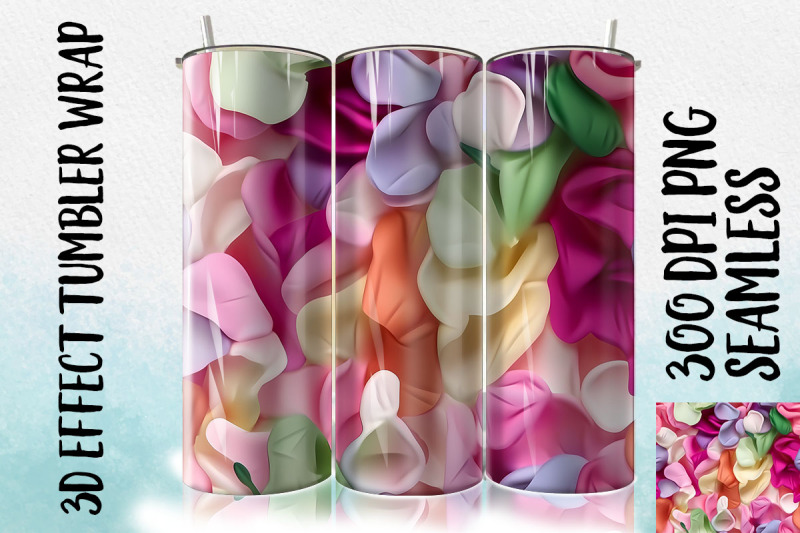 3d-sweet-peas-tumbler-wrap