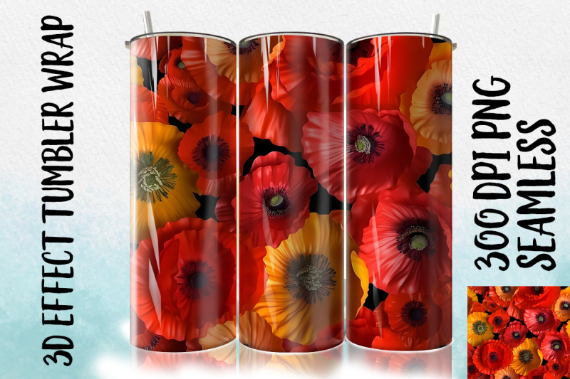 3d-poppies-tumbler-wrap-2