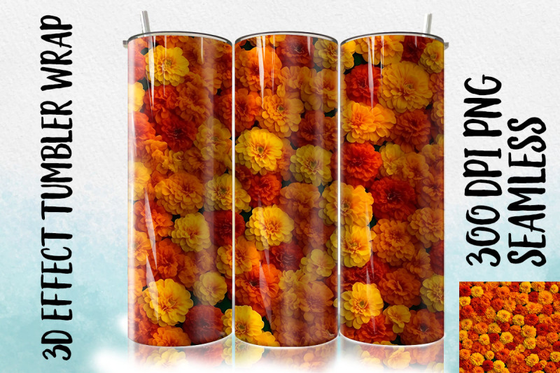 3d-marigolds-tumbler-wrap-2