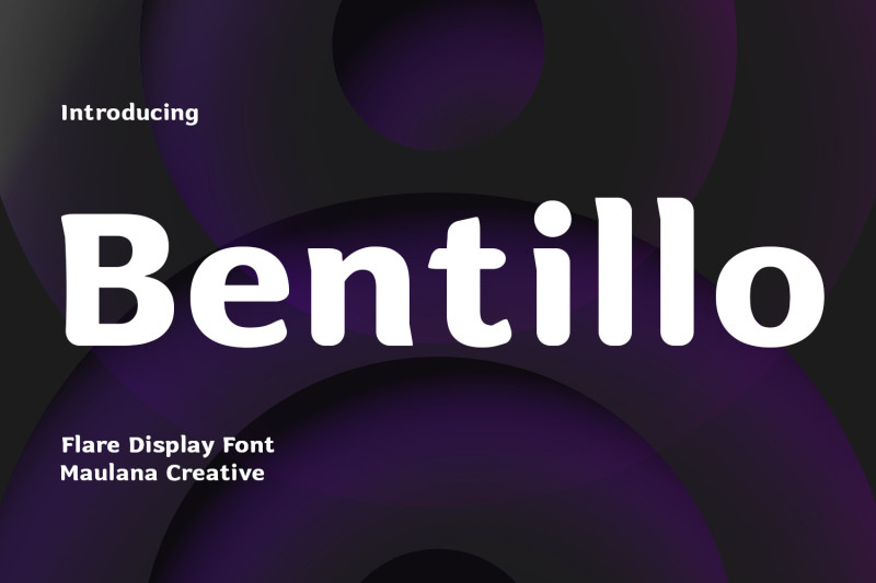 bentillo-flare-display-font
