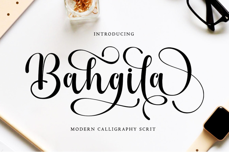 bahgila-script-font