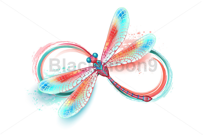 infinity-with-red-dragonfly