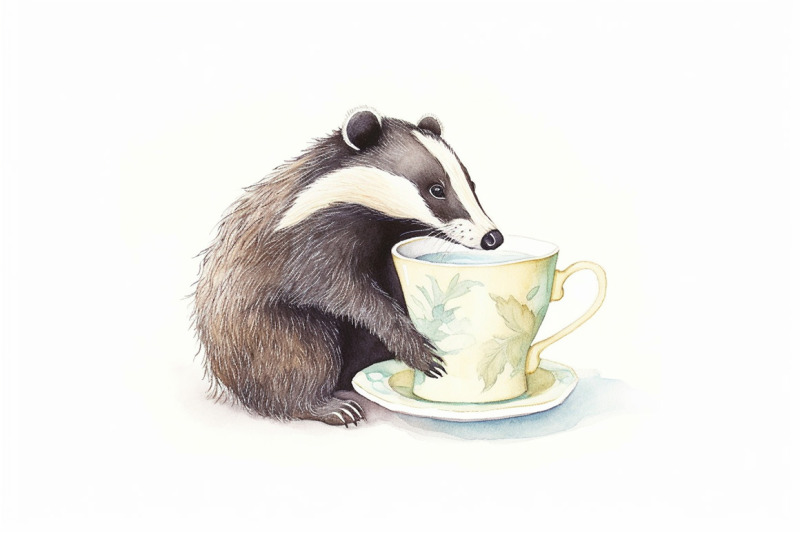 animals-tea-party-watercolor-collection